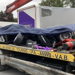 Accidente espeluznante en Spa: Visser y Agren, al hospital