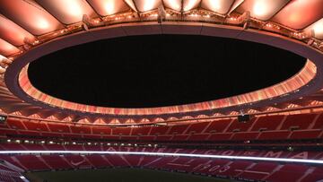 Panor&aacute;mica del Wanda Metropolitano, que se llenar&aacute; ante la Juventus. 