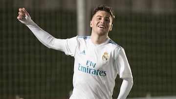 Franchu, art&iacute;fice del triunfo del Real Madrid Castilla.