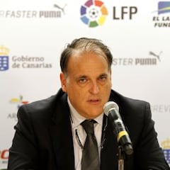 Tebas, citado a declarar tras recibir una querella del Xerez