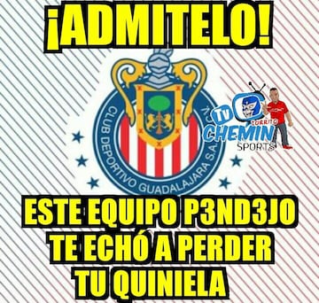 Los memes se rinden ante los triunfos de Chivas y América