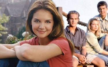 Katie Holmes, la coestrella de ‘Dawson Crece’, destrozada por la muerte de James Van Der Beek: “La vida es arte”  