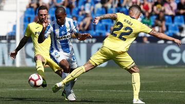 Miguel Layún el pasado domingo en su estreno de amarillo frente al Leganés.