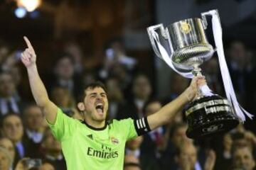 El Real Madrid campeón de la Copa del Rey. Iker Casillas.