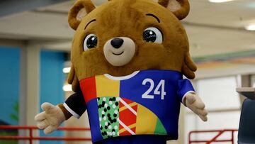 Soccer Football - UEFA Euro 2024 - Official Mascot Presentation - Gesamtschule Berger Feld, Gelsenkirchen, Germany - June 20, 2023 UEFA Euro 2024 mascot is unveiled REUTERS/Thilo Schmuelgen