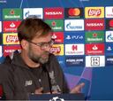 La furia de Klopp en conferencia: "Es una mierda cuando pasa esto"