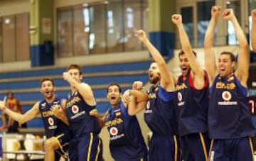 Los jugadores de la selección española, pasaron un buen rato, durante la grabación de un videoclip, para la canción oficial del Mundial de baloncesto, compuesta por el productor musical Carlos Jean