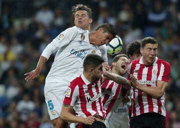 Raphael Varane and Iñigo Martí­nez.