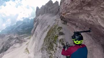 Kilian Bron, via ferrata Dolomitas