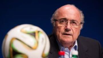 Blatter, en una conferencia de prensa.