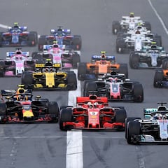 El escaparate de la Fórmula 1: relojes, petróleo y bebida