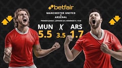 Manchester United vs. Arsenal FC: horario, dónde ver, pronósticos y clasificación