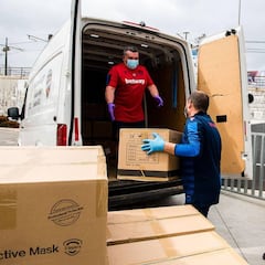El Levante entrega la segunda tanda de material sanitario