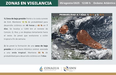Tormenta Tropical Dexter se aproxima a México: así avanza su trayectoria en vivo y qué estados afectará