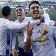 Pinilla y Díaz levantan a la U que golea a Audax en Copa Chile