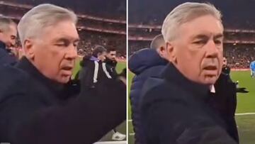 La petición de un aficionado a Ancelotti y el generoso gesto del italiano