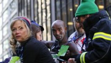 Mo Farah, tras la disputa del marat&oacute;n de Nueva York este mes de marzo.