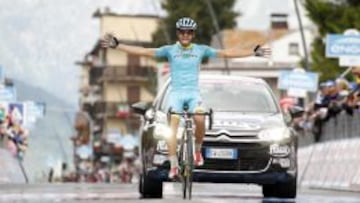 Mikel Landa suma su segunda victoria en el Giro.