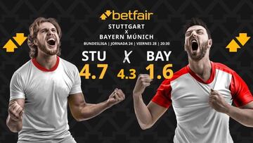 VfB Stuttgart vs. FC Bayern Múnich: horario, dónde ver, pronósticos y clasificación