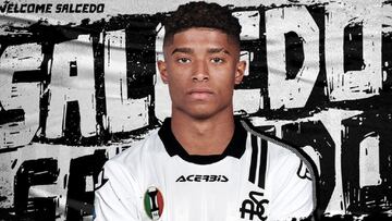 Eddie Salcedo, delantero colombo italiano fue oficializado por el Spezia. El jugador llega cedido desde Inter de Milán, equipo que le busca minutos
