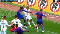 El gol lícito que reclamó la U y no cobró el árbitro ante Cobresal