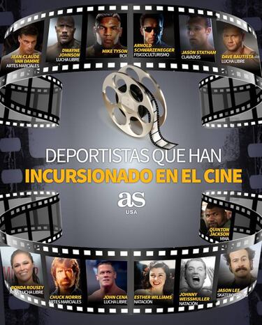 Deportistas que incursionaron en la industria cinematográfica