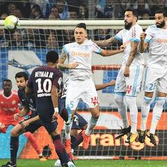 Resumen Marsella 2 -PSG 2: Cavani saca de un lío a Neymar