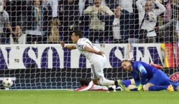 Chicharito marcó el 1-0 que le dio el pase al Real Madrid.