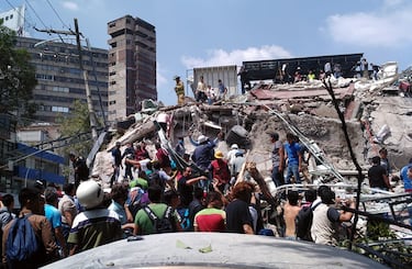 La vez que un terremoto de 7.1 cimbró a México, minutos después de la realización del Simulacro Nacional