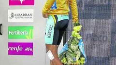 Contador protagonizó el susto con una caída tonta