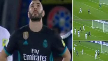 Inexplicable lo de Benzema: 3 fallos ante el arquero