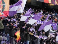 Valladolid. 24/01/26. Partido de la liga hypermotion entre el Real Valladolid y el Albacete. PHOTOGENIC.