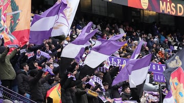 Valladolid. 24/01/26. Partido de la liga hypermotion entre el Real Valladolid y el Albacete. PHOTOGENIC.
