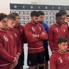 La plantilla del Tudelano denuncia: sin fisios, sin sueldos, sin nadie del club en España...