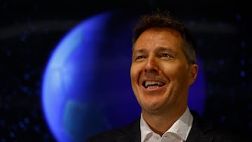 Soccer Football - Interview with european sports development company A22 CEO Bernd Reichart - Madrid, Spain - December 21, 2023 European sports development company A22 CEO Bernd Reichart during an interview after the European Court of Justice ruled that UEFA and FIFA acted against competition law by blocking the formation of the European Super League REUTERS/Susana Vera