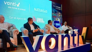 El operador de Gas Natural del país, Vanti, elevó el precio del servicio público en hasta 36 %. (Grupo Vanti)