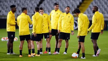 El Granada durante su entrenamiento en Chipre.