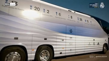 Real Madrid’s eye-catching new bus leaves fans in awe