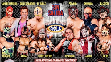 Este es el cartel que el CMLL prepar&oacute; para Sin Salida