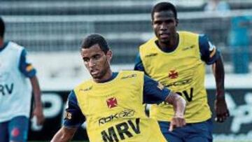 <b>REFUERZO SORPRESA. </b>Pablo, en un partido con el Vasco de Gama brasileño.