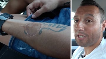 La se?al del drama de Cazorla: la historia del tatuaje de su hija