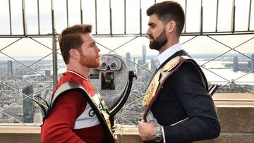 El boxeador mexicano, quien viene de vencer a Gennady Golovkin en septiembre, peleará ante el pugilista británico Rocky Fielding en su última batalla del año.