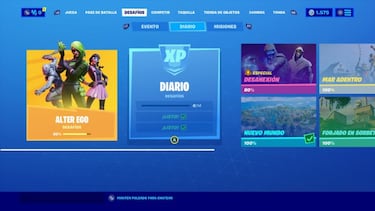 Fortnite: desafíos diarios de la Temporada 1