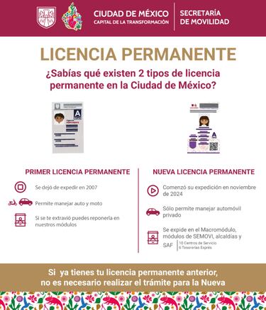 Revelan el costo que tendrá la nueva licencia permanente en CDMX, según la SEMOVI