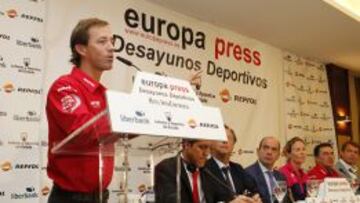 Iker Mart&iacute;nez, durante los &#039;Desayunos de Europa Press&#039;.