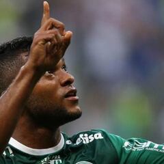 Miguel Ángel Borja, tres meses sin hacer gol con Palmeiras