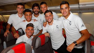 Seis defensas (los laterales Reguilón, Quezada y Sergio López, más los centrales León, De la Fuente y Javi Sánchez) y tres centrocampistas (Óscar, Seoane y Franchu).