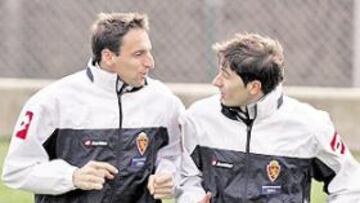 <b>A TOPE. </b>Cuartero y Cani trabajan para que el equipo llegue a la UEFA..