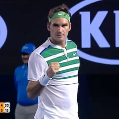 Federer, pura clase: sus diez mejores puntos en Australia