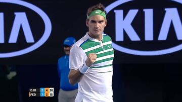 Federer, pura clase: sus diez mejores puntos en Australia